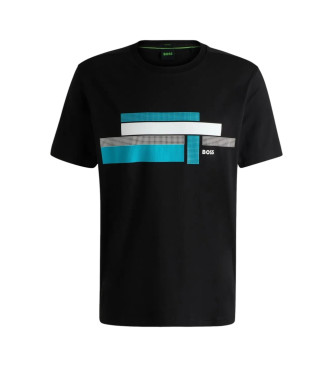 BOSS T-shirt med afslappet pasform og sort logo