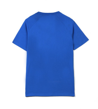 BOSS T-shirt Rn Slim Fit azul