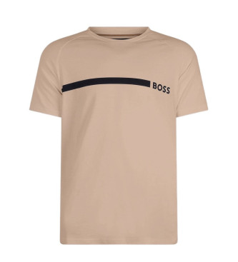 BOSS T-shirt beige Rn slim fit