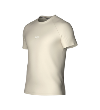 BOSS T-Shirt RN Slim Fit gebrochenes Weiß