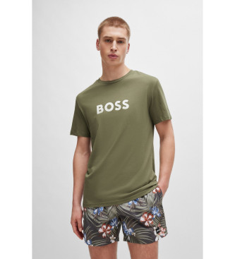 BOSS T-shirt Rn verde