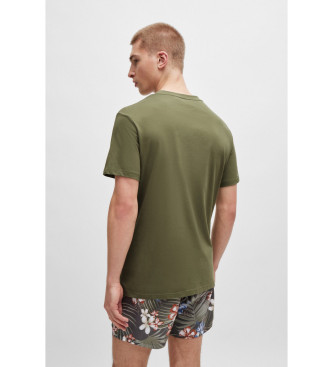 BOSS T-shirt Rn verde