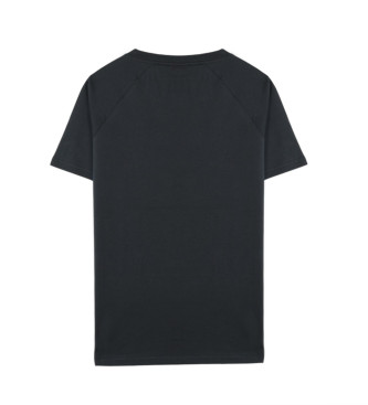 BOSS Slim fit bomuldsstrikket T-shirt med blt logoprint 