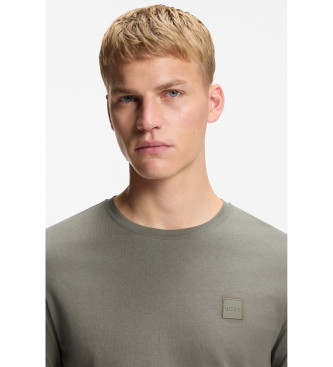 BOSS Maglietta grigio-verdastra con chiodini