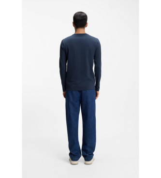 BOSS Maglietta Tacks blu navy