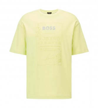 BOSS Camiseta Talboa amarillo
