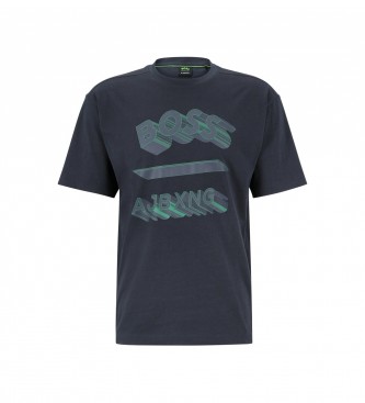 BOSS T-shirt Talboa marinbl