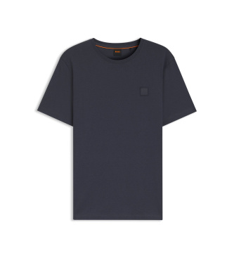 BOSS Camiseta Tales marineblå