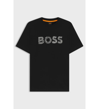 BOSS T-shirt Frozen noir