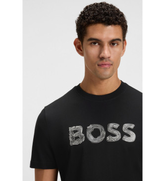 BOSS T-shirt Frozen noir
