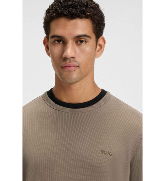 BOSS T-shirt Tempesto braun