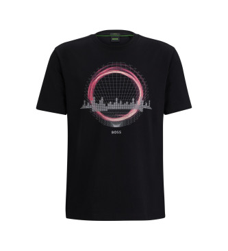 BOSS Saison-T-Shirt schwarz