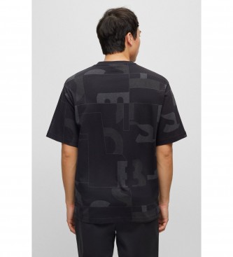 BOSS T-shirt Timono Lotus preto