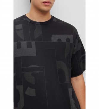 BOSS T-shirt Timono Lotus preto