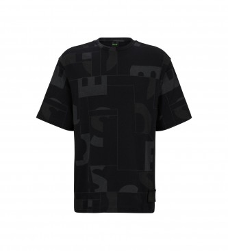 BOSS T-shirt Timono Lotus preto
