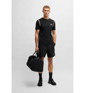 BOSS Camiseta Toc Waffle negro