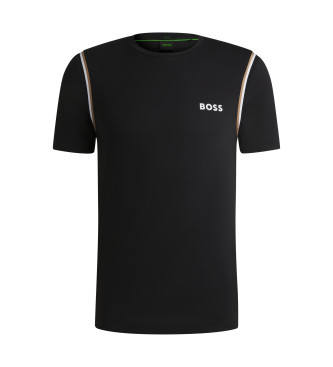 BOSS Camiseta Toc Waffle negro