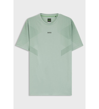 BOSS Maglietta verde Active Push