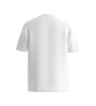 BOSS Camiseta TS Logo branco sujo
