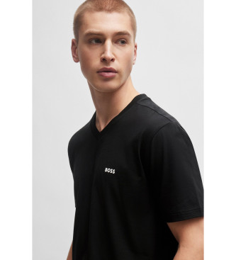 BOSS T-shirt V zwart