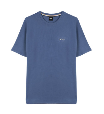 BOSS T-shirt gaufr bleu