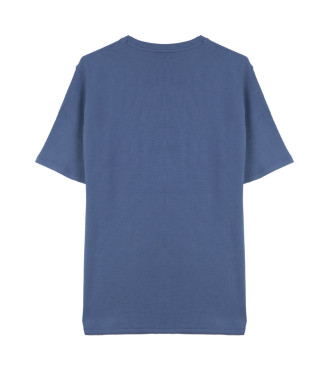 BOSS T-shirt gaufr bleu