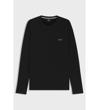 BOSS Camiseta Waffle negro