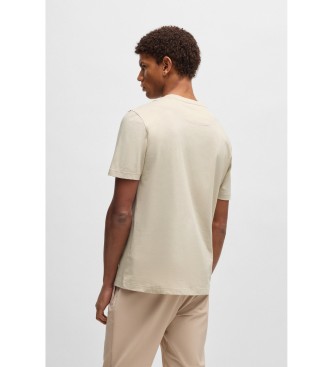 BOSS Logo Glamping T-shirt beige
