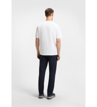 BOSS White tonal logo T-shirt