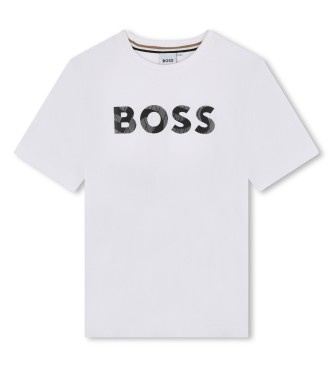 BOSS Kortrmet T-shirt hvid