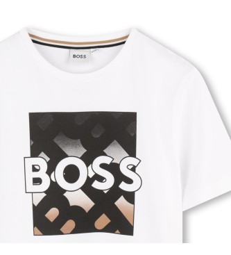 BOSS Kurzarm-T-Shirt wei