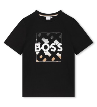 BOSS Kortrmet T-shirt sort