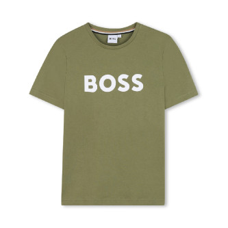 BOSS T-shirt vert  manches courtes