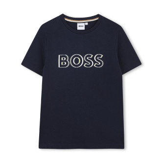 BOSS T-shirt de manga curta azul-marinho