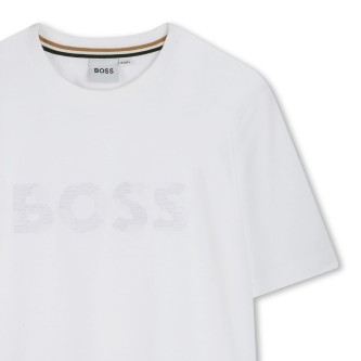 BOSS Koszulka z krótkim rękawem biała