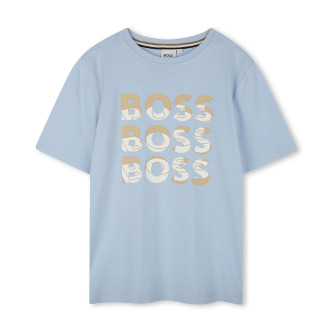 BOSS Maglietta blu a maniche corte