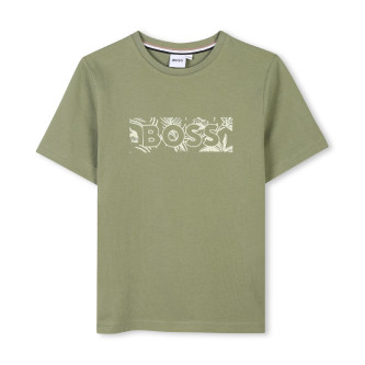 BOSS T-shirt vert  manches courtes