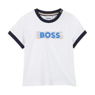 BOSS Kurzarm-T-Shirt wei
