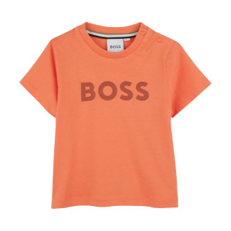BOSS T-shirt orange  manches courtes