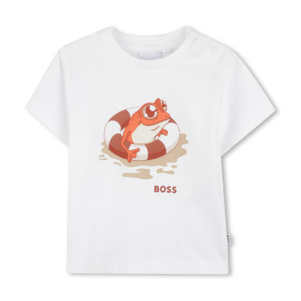 BOSS T-shirt  manches courtes blanc