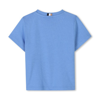BOSS T-shirt bleu  manches courtes