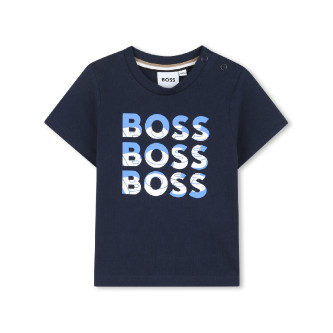BOSS Navy t-shirt met korte mouwen
