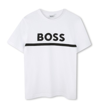 BOSS Kortrmet T-shirt hvid