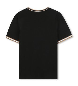 BOSS Oblikovalska majica črna