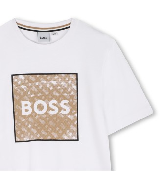 BOSS Majica Suave bela