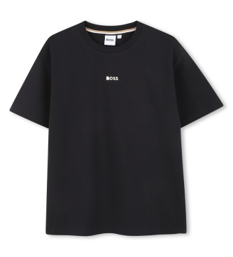 BOSS T-shirt oversize czarny