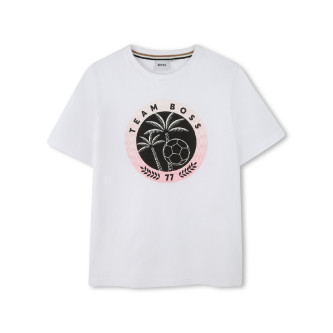 BOSS T-shirt  manches courtes blanc