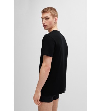 BOSS Set de 2 Camisetas relaxed fit Negro