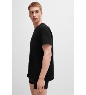 BOSS Set van 2 relaxed fit T-shirts Zwart