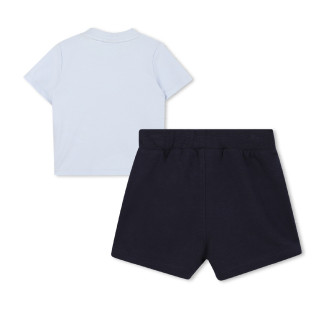 BOSS Set med bl T-shirt och shorts